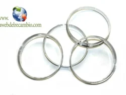 juego de 4 centradores de aluminio 73 x 70,1