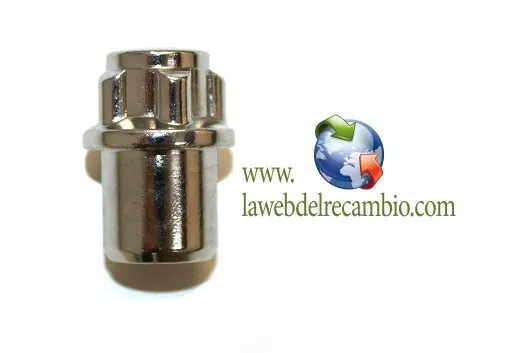 Tuerca antirrobo con cuello p/4x4 12x125 Largo 31 C17mmx 17mm Tuerca antirrobo con cuello p/4x4 12x125 Largo 31 C17mmx 17mm