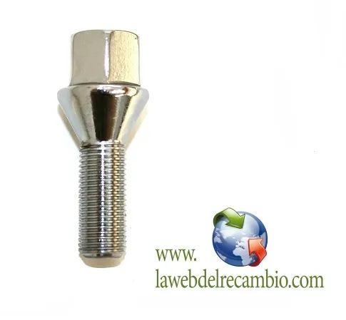 Tornillo individual cónico 12X125 Largo 28 hexágono 17 Tornillo individual cónico 12X125 Largo 28 hexágono 17