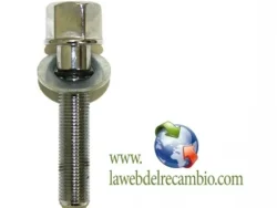 Tornillo individual plano 12x125 L50 hexágono 19
