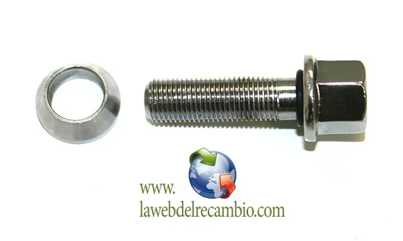 Tornillo individual PCD 12x125 Largo 30 hexágono 17 Tornillo individual PCD 12x125 Largo 30 hexágono 17