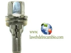 Tornillo individual plano 19 mm cromado