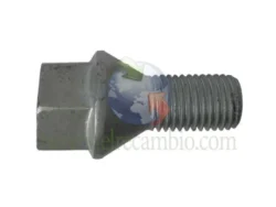 Tornillo individual cónico 12x150 hexágono 17 Largo 20. Geomet gris.